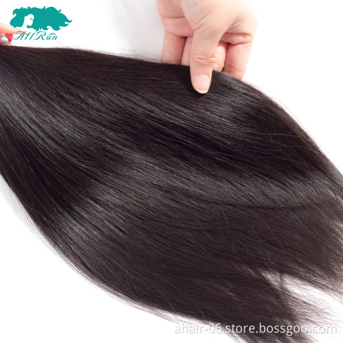 Factory price double drawn brazilian mink remy hair weave